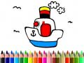 Back to School: Boat Coloring