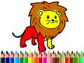 Back To School: Lion Coloring Book