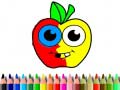 Back To School: Apple Coloring Book