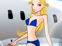 Girl on holiday