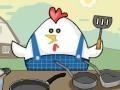 Cooking chicken egg