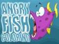 Angry Fish Coloring 