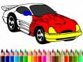 Back To School: Muscle Car Coloring