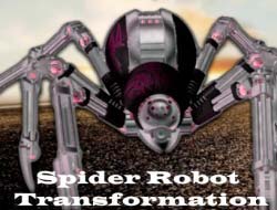 スパイダーロボット変換 