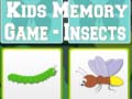 Kids Memory game - Insects