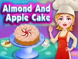 アーモンドとアップルケーキ 
