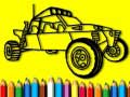 Back To School: Rally Car Coloring Book
