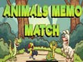 Animals Memo Match
