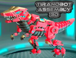 ティラノボットアセンブリ3D 