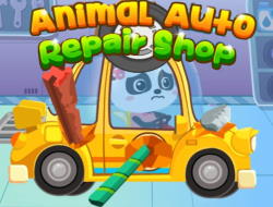 動物の自動車修理店 