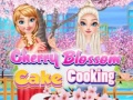 Cherry Blossom Cake Cooking