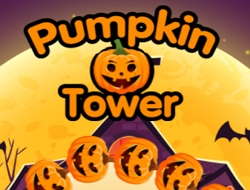 カボチャの塔のハロウィーン 