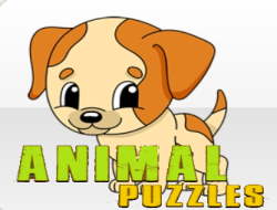 動物のパズル 