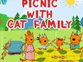 Picnic With Cat Family