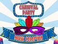 Carnival Party Mask Coloring