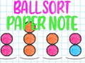 Ball Sort Paper Note