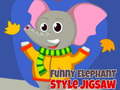 Funny Elephant Style Jigsaw