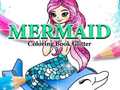 Mermaid Coloring Book Glitter