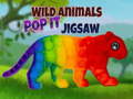 Wild Animals Pop It Jigsaw