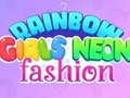 Rainbow Girls Neon Fashion