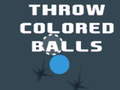 Throw Colored Balls