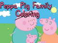 Peppa Pig Family Coloring