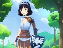 アニメ少女ファンタジードレスアップ .