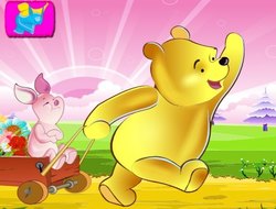 くまのプーさんのドレスアップ 