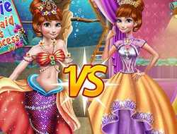 アンナ マーメイド vs プリンセス .