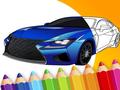Japanese Luxury Cars Coloring Book 
