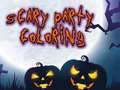 Scary Party Coloring