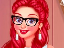成功のためにドレスアップしたプリンセス 