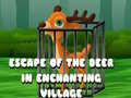 Escape of the Deer in Enchanting Village 