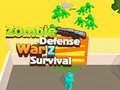 Zombie defense War Z Survival 