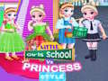 Little Girls School vs Princess Style