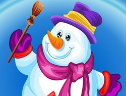 雪だるまのドレスアップ 