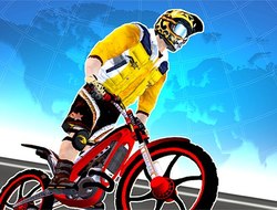 トライアルバイクレーシングクラッシュ .