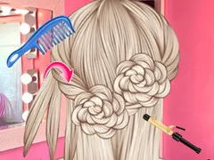 花嫁のウェディングヘアデザイン .