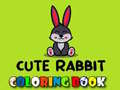 Cute Rabbit Coloring Book 