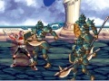 Gallant Fighter with Double Blade