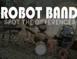 ロボットバンド 間違い探し 