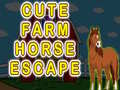 Cute Farm Horse Escape
