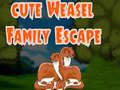 Cute Weasel Family Escape