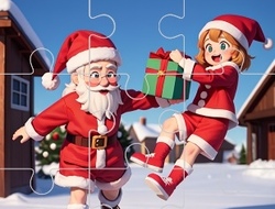 クリスマス ジグソーパズル 