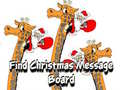 Find Christmas Message Board
