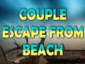 Couple Escape From Beach