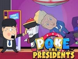 大統領をつつく .