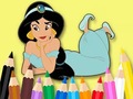 Coloring Book: Princess Jasmine