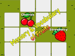Memory & Vocabulary of Fruits