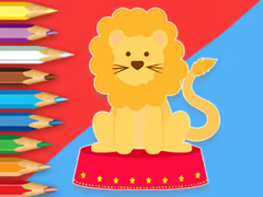 Coloring Book: Circus-Lion